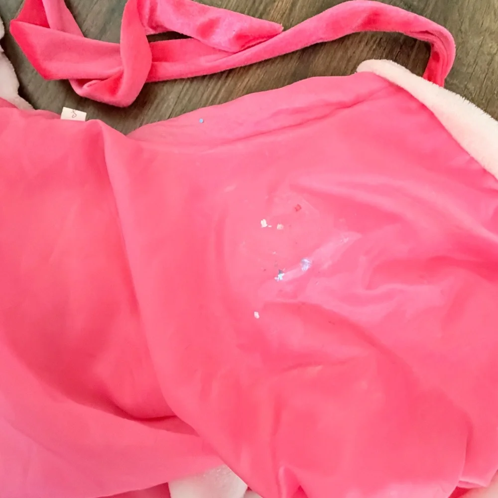 4T girls pink hooded cape little pink riding hood